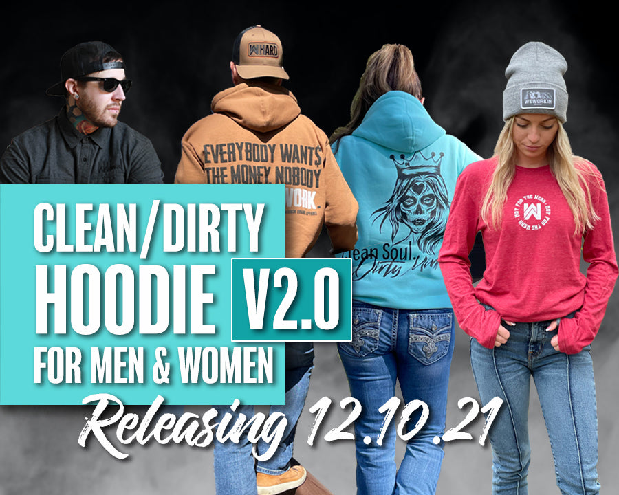"Clean Soul. Dirty Mind." Hoodie V2.0 IS COMING!
