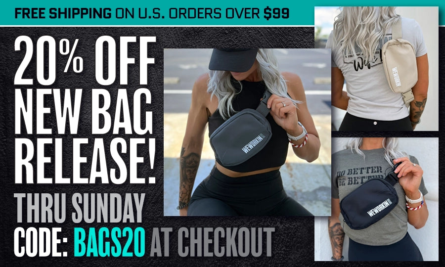 20% OFF NEW BAG DROP! THROUGH SUNDAY USE CODE: BAGS20