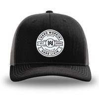 BLACK/CHARCOAL Patch Hat Series [9 patches]—Richardson 112 Classic Trucker