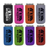 All (8) koozie colors (Black, Bold Pink, Orange, Grey, Blue, Bright Green, Purple, Red) of 12 oz, TALL/SLIM fit, heavy foam koozies with WeWorkin Brand icon imprint on both sides.