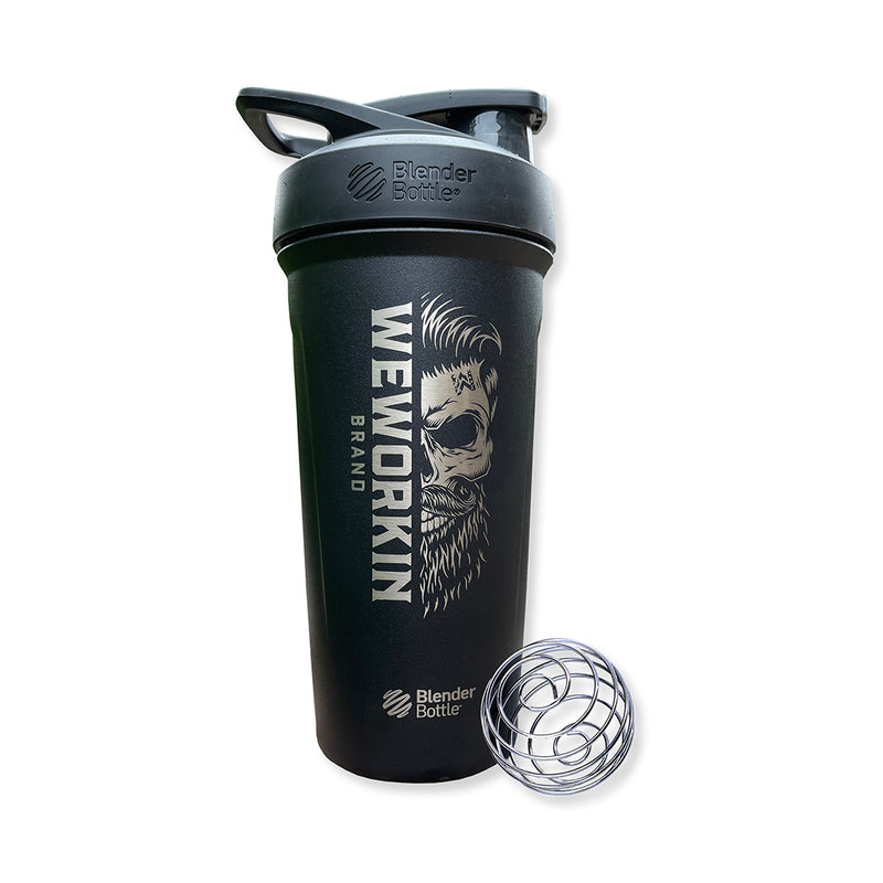 WSBB Drinkware - 24oz Black Logo Shaker Bottle